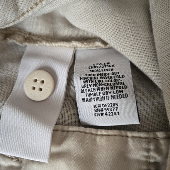 Sanctuary Women's 100% Linen Tie-Waist Shorts Beige Size 27 - Picture 13 of 14